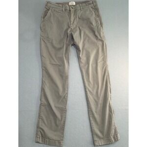 Marine Layer Chino Pants Mens 33x32 Khaki Straight Leg Casual Twill Trousers